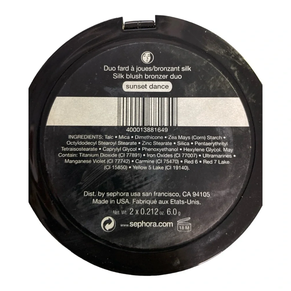 Sephora Silk Blush Bronzer Duo Sunset Dance